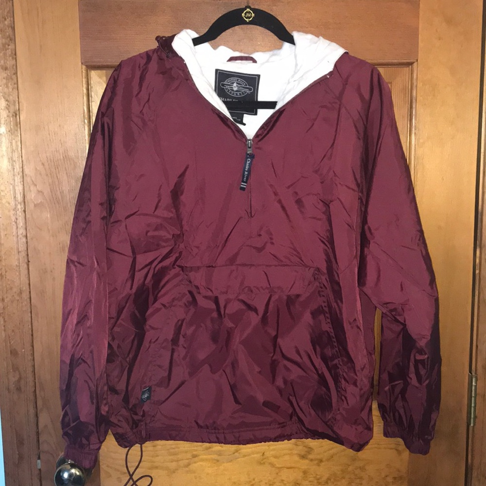 Charles River half zip windbreaker